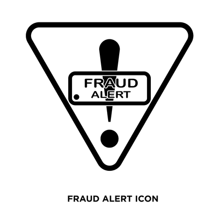Fraud alert iconのイラスト素材