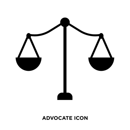 An advocate icon vectorのイラスト素材
