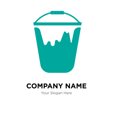 colour bucket company logo design template, Business corporate vector iconのイラスト素材