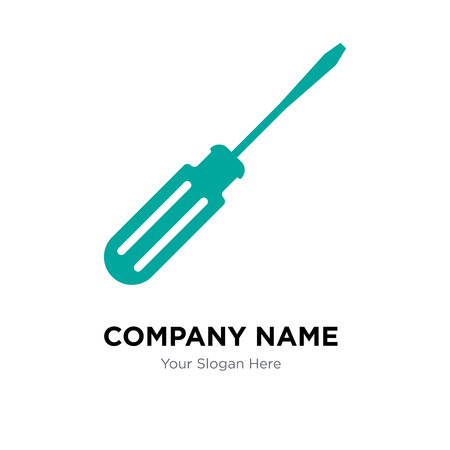 screwdriver company logo design template, Business corporate vector iconのイラスト素材