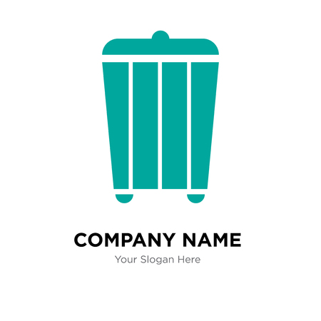 trash company logo design template, Business corporate vector iconのイラスト素材