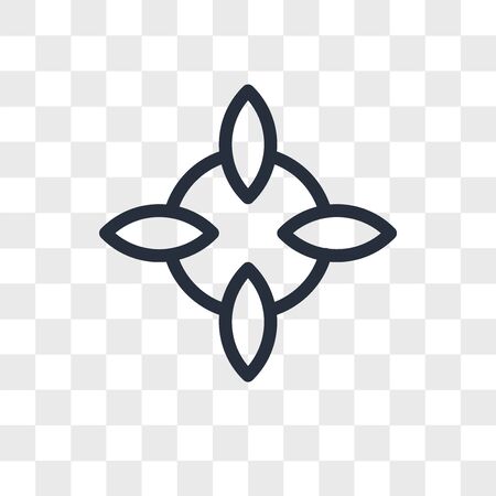 Good luck vector icon isolated on transparent background, Good luck logo conceptのイラスト素材