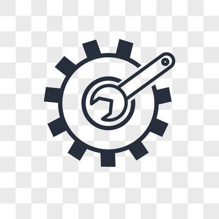 customisation vector icon isolated on transparent background, customisation logo conceptのイラスト素材