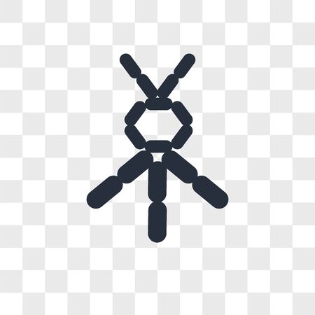 Balloon modelling vector icon isolated on transparent background, Balloon modelling logo conceptのイラスト素材