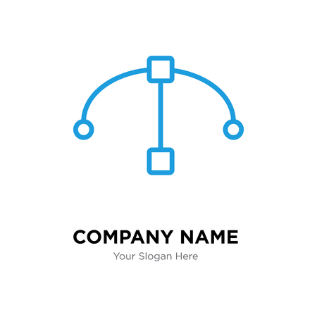 company logo design template,  logotype vector icon, business corporativeのイラスト素材