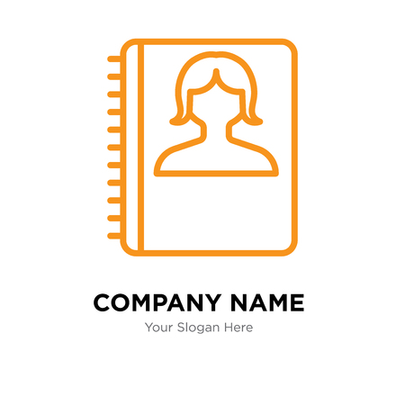 Agenda company logo design template, Agenda logotype vector icon, business corporativeのイラスト素材