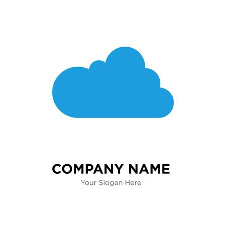 Cloudes company logo design template, Cloudes logotype vector icon, business corporativeのイラスト素材