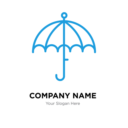 Umbrella company logo design template, Umbrella logotype vector icon, business corporativeのイラスト素材