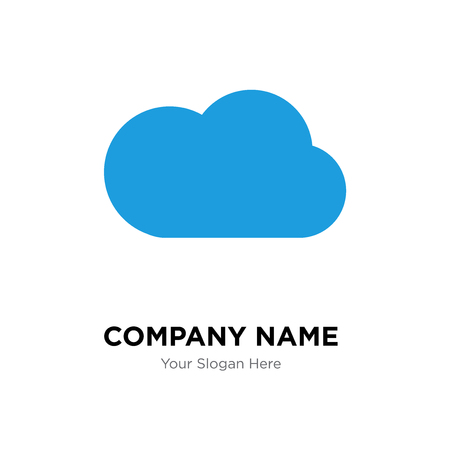 Cloudes company logo design template, Cloudes logotype vector icon, business corporativeのイラスト素材