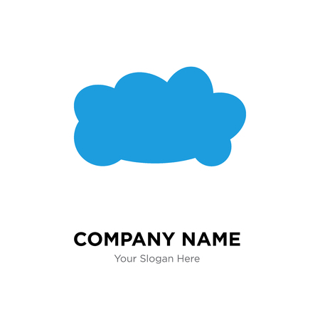 Cloudes company logo design template, Cloudes logotype vector icon, business corporativeのイラスト素材