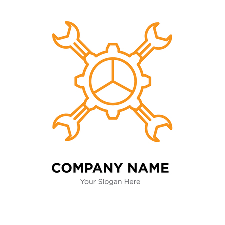 Tools company logo design template, Tools logotype vector icon, business corporativeのイラスト素材
