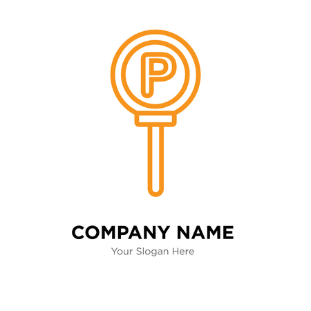 Parking company logo design template, Parking logotype vector icon, business corporativeのイラスト素材