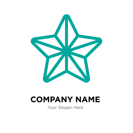 Star company logo design template, Star logotype vector icon, business corporativeのイラスト素材
