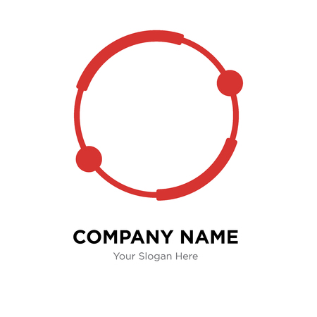 Loading company logo design template, Loading logotype vector icon, business corporativeのイラスト素材