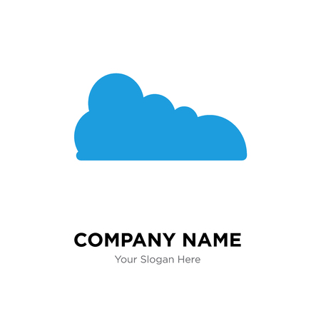 Cloudes company logo design template, Cloudes logotype vector icon, business corporativeのイラスト素材