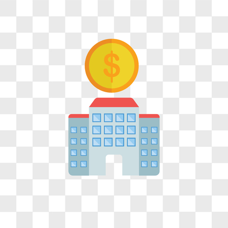 Mortgage loan vector icon isolated on transparent background, Mortgage loan logo conceptのイラスト素材