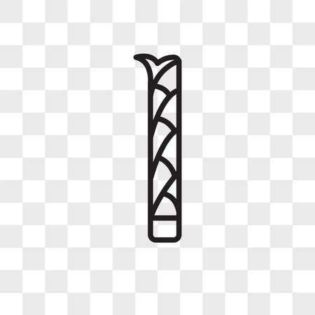 Escuamiforme vector icon isolated on transparent background, Escuamiforme logo conceptのイラスト素材