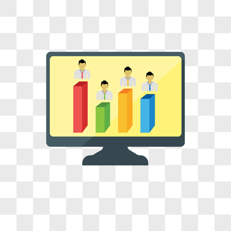Ranking vector icon isolated on transparent background, Ranking logo conceptのイラスト素材
