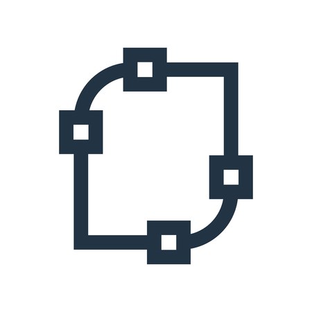 Nodes icon vector isolated on white background, Nodes transparent sign