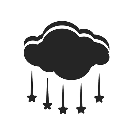 Acid rain icon vector isolated on white background for your web and mobile app design, Acid rain logo conceptのイラスト素材
