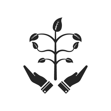 Eco icon vector isolated on white background for your web and mobile app design, Eco logo conceptのイラスト素材