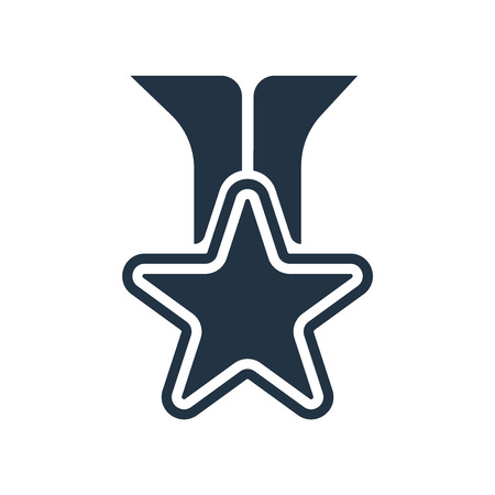 Star icon vector isolated on white background, Star transparent signのイラスト素材