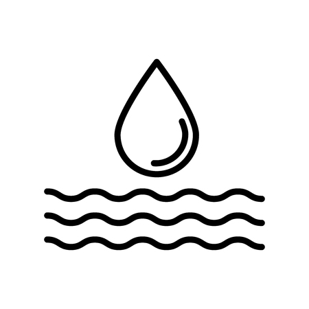 Watering icon vector isolated on white background, Watering transparent sign , line or linear design elements in outline styleのイラスト素材