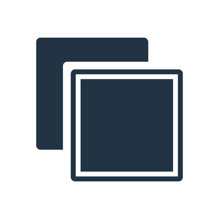 Squares icon vector isolated on white background, Squares transparent signのイラスト素材