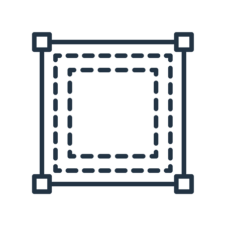 Select icon vector isolated on white background, Select transparent signのイラスト素材
