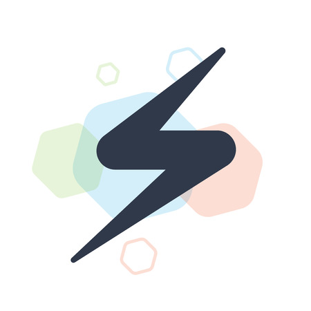 Energy icon vector isolated on white background for your web and mobile app design, Energy logo conceptのイラスト素材