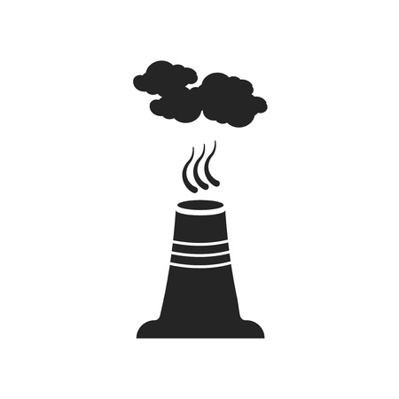 Pollution icon vector isolated on white background for your web and mobile app design, Pollution logo conceptのイラスト素材