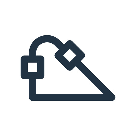 Vector icon vector isolated on white background, Vector transparent signのイラスト素材