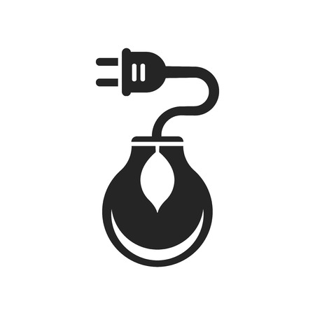 Green energy icon vector isolated on white background for your web and mobile app design, Green energy logo conceptのイラスト素材