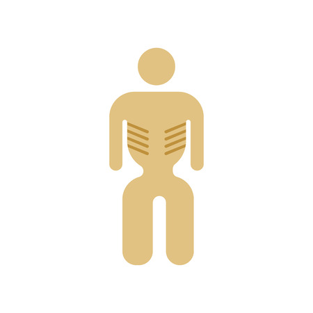 Famine icon vector isolated on white background for your web and mobile app design, Famine logo conceptのイラスト素材