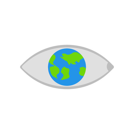 Ecology icon vector isolated on white background for your web and mobile app design, Ecology logo conceptのイラスト素材