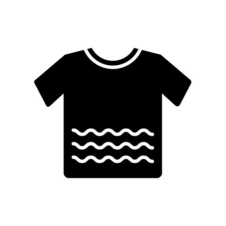 T Shirt With Flowers icon vector isolated on white background for your web and mobile app design, T Shirt With Flowers logo conceptのイラスト素材