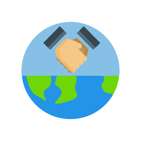 Agreement icon vector isolated on white background for your web and mobile app design, Agreement logo conceptのイラスト素材