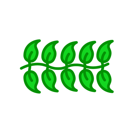 Pinnate icon vector isolated on white background for your web and mobile app design, Pinnate logo conceptのイラスト素材