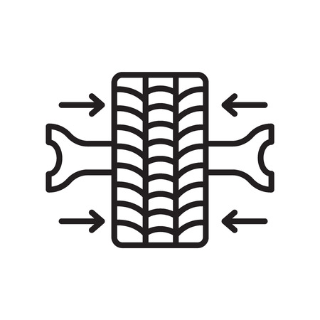 Balancing icon vector isolated on white background for your web and mobile app design, Balancing logo conceptのイラスト素材