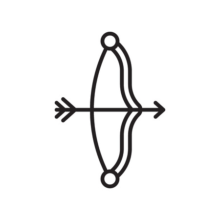 Arrow icon vector isolated on white background for your web and mobile app design, Arrow logo conceptのイラスト素材