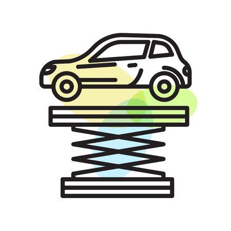 Suspension icon vector isolated on white background for your web and mobile app designのイラスト素材