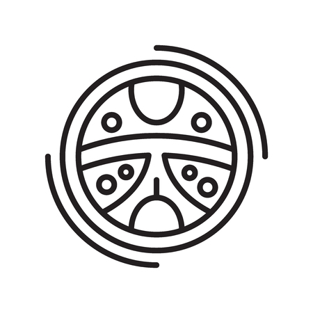 Steering icon vector isolated on white background for your web and mobile app design, Steering logo conceptのイラスト素材