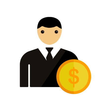 Business icon vector isolated on white background for your web and mobile app design, Business logo conceptのイラスト素材