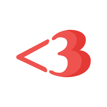 Love icon vector isolated on white background for your web and mobile app design, Love logo conceptのイラスト素材