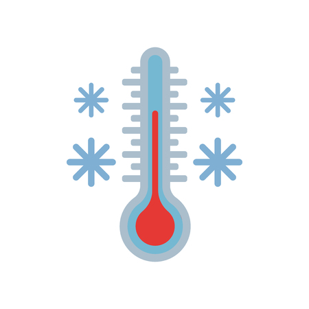 Temperature icon vector isolated on white background for your web and mobile app design, Temperature logo conceptのイラスト素材
