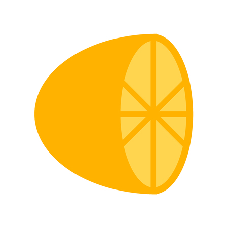 Orange icon vector isolated on white background for your web and mobile app design, Orange logo conceptのイラスト素材