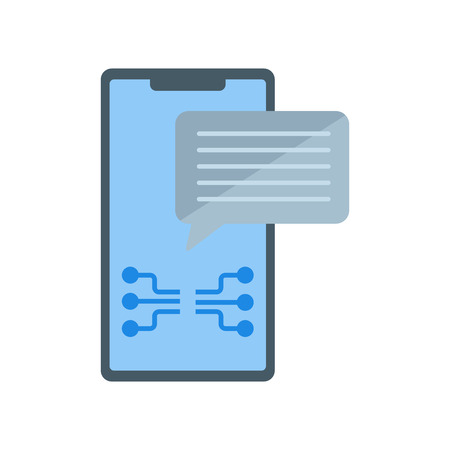 Smartphone icon vector isolated on white background for your web and mobile app designのイラスト素材