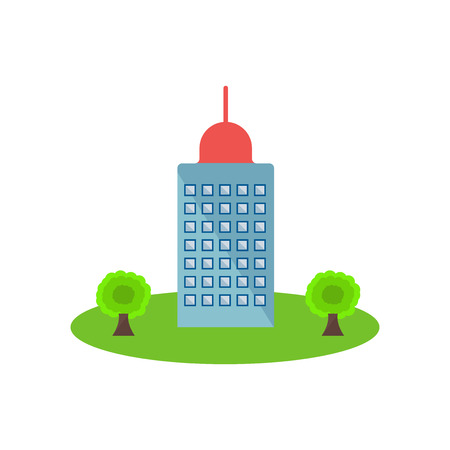 Building icon vector isolated on white background for your web and mobile app designのイラスト素材