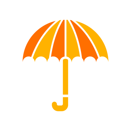Umbrella icon vector isolated on white background for your web and mobile app designのイラスト素材
