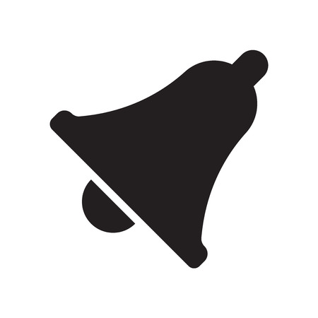 Notification icon vector isolated on white background for your web and mobile app designのイラスト素材